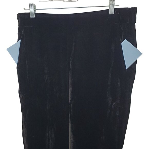 J Crew Womens Size 12 Pants Stretch Velvet Luxe Soft Pull On Comfortable Chic - Picture 6 of 11